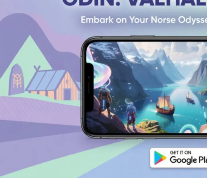 Grafika promująca grę ODIN: VALHALLA RISING dostępnej w Google Play